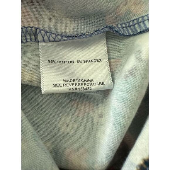 ModCloth Women’s Off-Shoulder Floral Print Top Purple Size Large - Picture 9 of 10